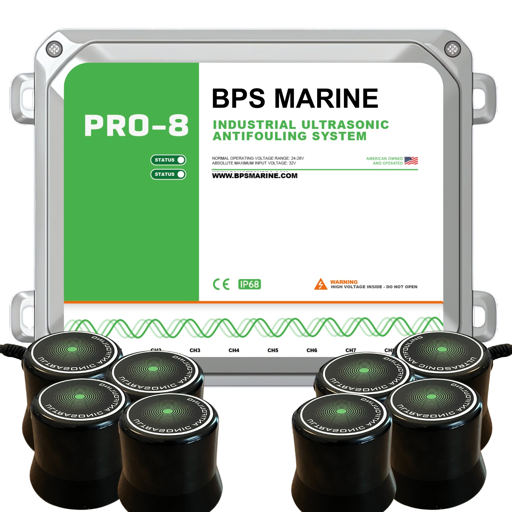 PRO-8 Ultraschall-Antifouling-System